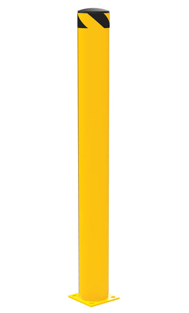 STEEL PIPE SAFETY BOLLARD 62 X 6-1/2 IN